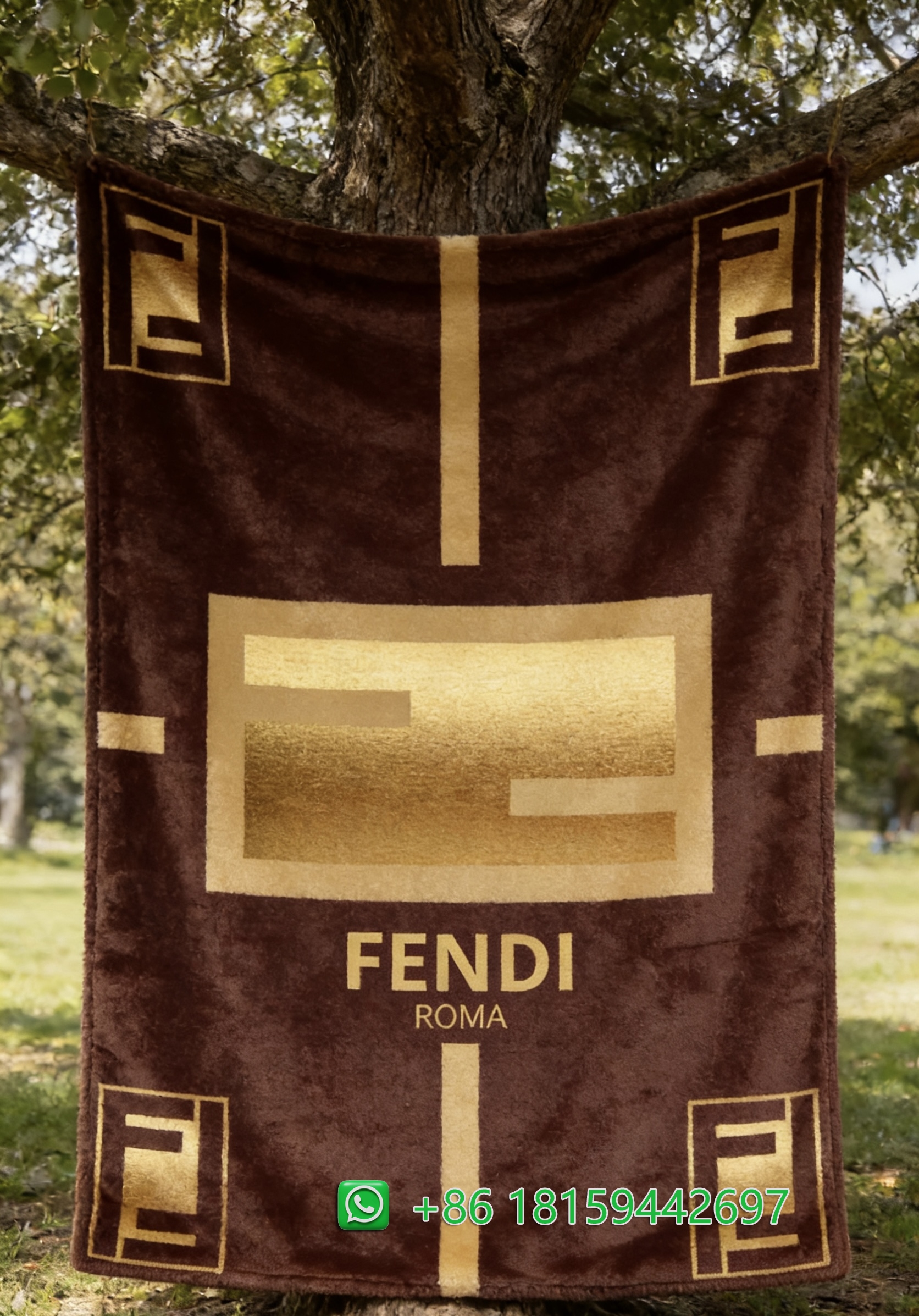 Fendi Throw Blankets